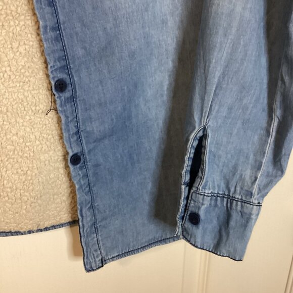 Ci Sono Women's Sherpa Lined Denim Jacket Size M Casual Work - Picture 4 of 8